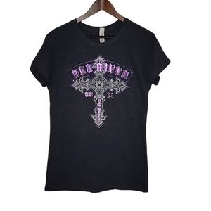 Hot Leathers Cap Sleeve Top